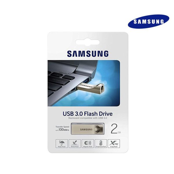 WHOLESALE OF SAMSUNG METALLIC USB FLASH DRIVE - 2GB (10 pieces)