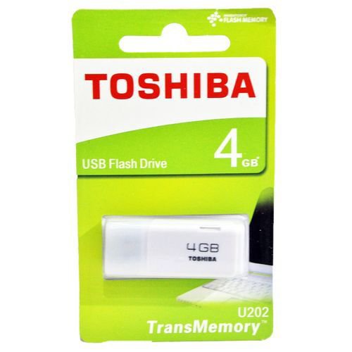 WHOLESALE OF TOSHIBA PLASTIC USB FLASH DRIVE - 4GB (10 pieces)