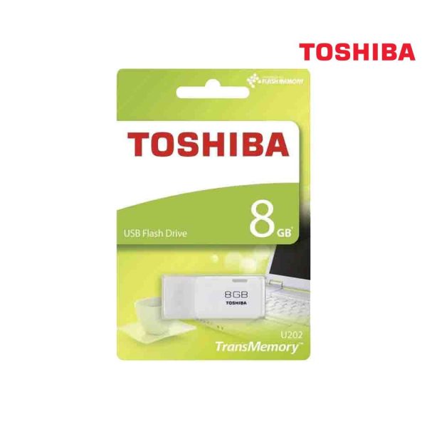 TOSHIBA PLASTIC USB FLASH DRIVE - 8GB