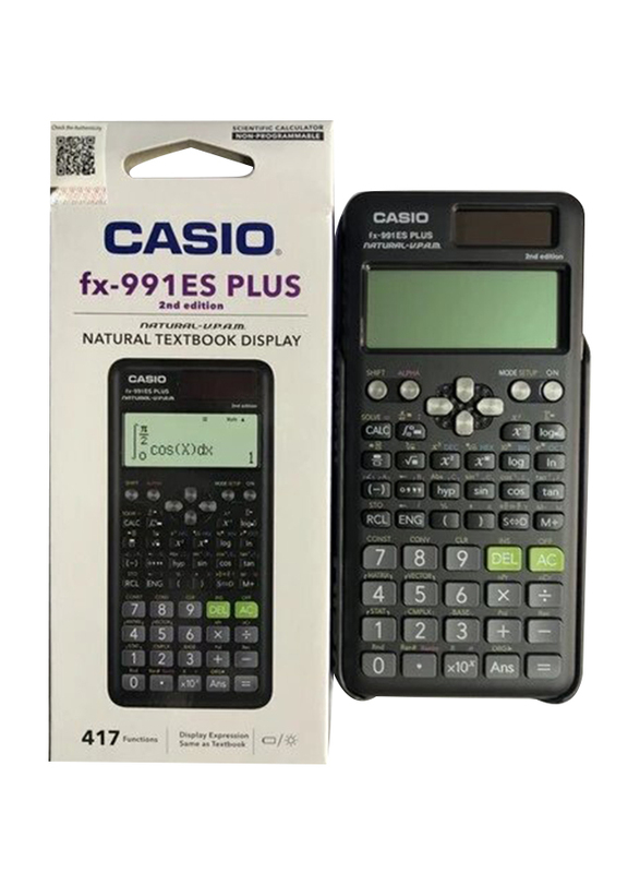 CASIO FX 991 ES PLUS SCIENTIFIC CALCULATOR – PROTOTYPE (POWERED BY BATTERY AND SOLAR )